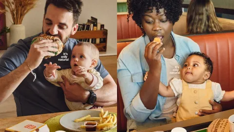 Burger King-dən Sevimli Kampaniya: Körpələr Whopper-a Maraq Göstərir